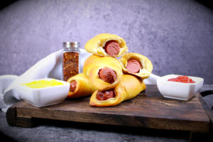 Janey Lou’s, Dough, All Beef Hot Dog Wrap, 48/5.9 Oz