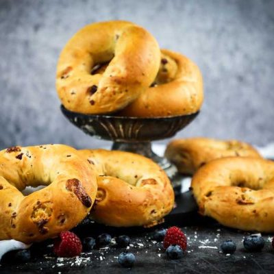 Janey Lou’s, Bagel Dough, White Chocolate Cranberry Ultimate, 60/4.0 Oz