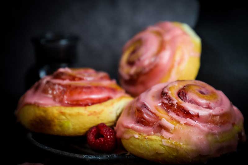 Something Sweet to Start to Your New Year: Janey Lou's Orange, Raspberry, and Cinnamon Rolls