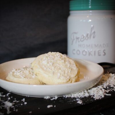 Janey Lou’s, Cookie Baked, Coconut Sugar Iced, 4/11 Pack, 44/4.25 Oz