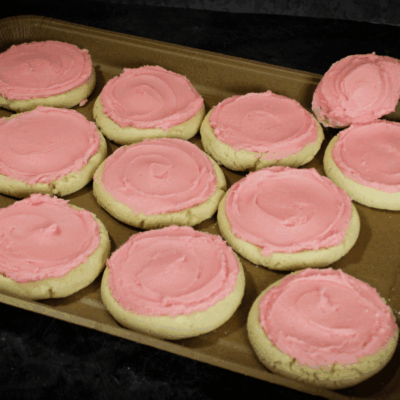 Janey Lou’s, Cookie Baked, Pink Sugar Iced, 4/11 Pack, 44/4.25 Oz